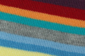 Thin cotton fabric for socks